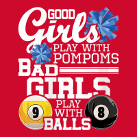 Womens Bad Girls Play With Balls   Funny Pool Billiard Player V Neck T Retro Trucker Cap | Artistshot