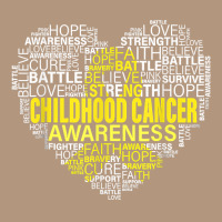 Childhood Cancer Awareness Heart Support Strong Warrior T Shirt Retro Trucker Cap | Artistshot