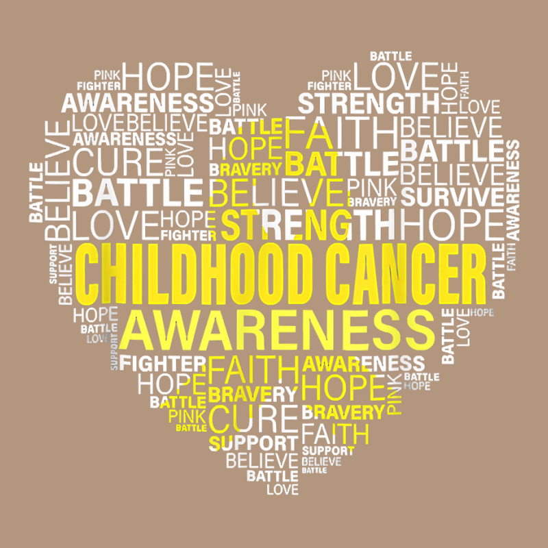 Childhood Cancer Awareness Heart Support Strong Warrior T Shirt Retro Trucker Cap | Artistshot