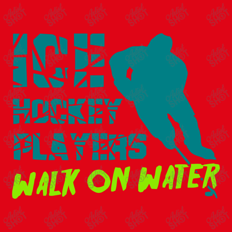 Ice Hockey Players Can Walk On Water Retro Trucker Cap | Artistshot