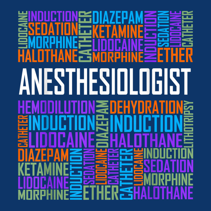 Anesthesiologist Words Gift Anesthesia Doctor Gifts T Shirt Seamless Cap | Artistshot