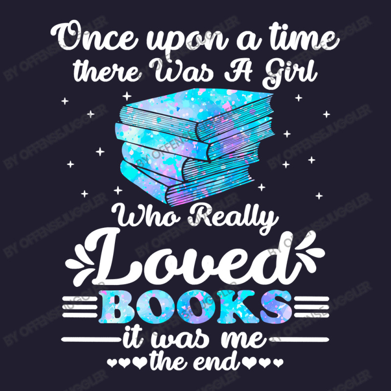 Book Reader Once Upon A Time There Was A Girl Who Really Loved Books 2 Seamless Cap by offensejuggler | Artistshot