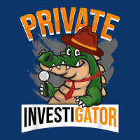 Alligator Dressed As Detective   Funny Private Investigator T Shirt Seamless Cap | Artistshot