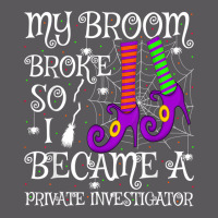 My Broom Broke So I Became A Private Investigator Halloween T Shirt Seamless Cap | Artistshot