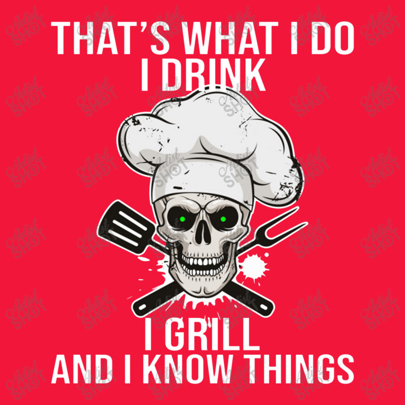 I Drink I Grill And Know Things Cookout Bbq Beer Pitmaster Seamless Cap by atunnasalam | Artistshot