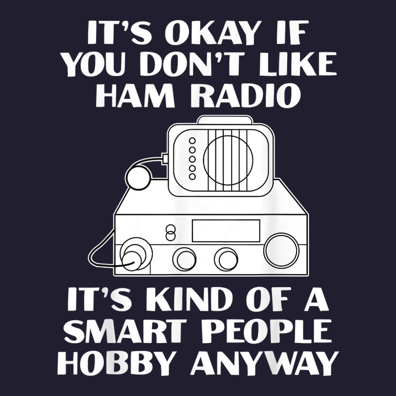 Smart People Hobby Funny Ham Radio Amateur Radio Enthusiast T Shirt Seamless Cap by lorebrend | Artistshot