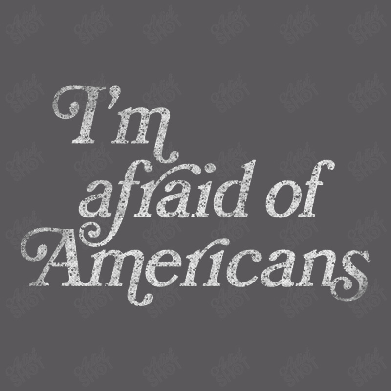 I'm Afraid Of Americans Original Faded Retro Style Design Seamless Cap by gusjigangkudus | Artistshot