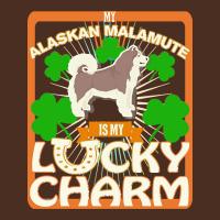 Alaskan Malamute T  Shirt My Alaskan Malamute Is My Lucky Charm   Gift Yupoong Trucker Cap | Artistshot