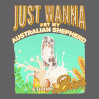 Australian Shepherd T  Shirt Dog Owner, Just Wanna Pet My Australian S Yupoong Trucker Cap | Artistshot