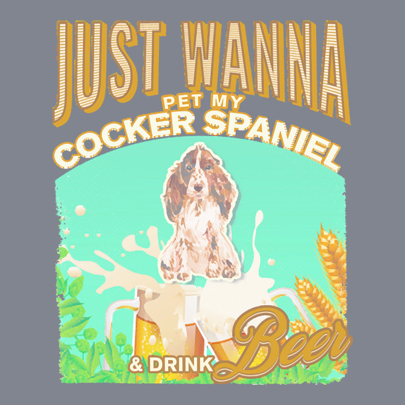 Brown Cocker Spaniel T  Shirt Dog Owner, Just Wanna Pet My Brown Cocke Yupoong Trucker Cap by ashasatterfield566 | Artistshot