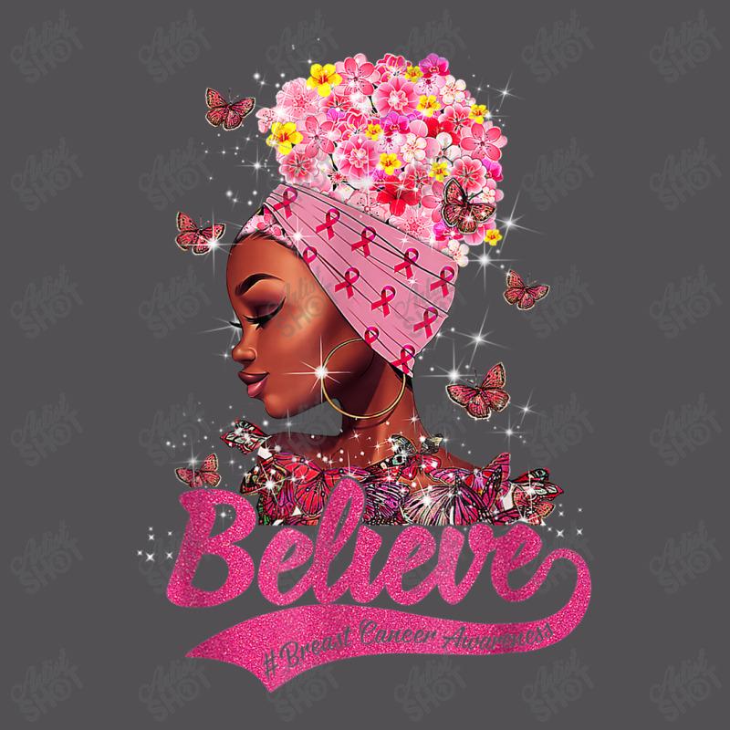 Breast Cancer Awareness Black Woman Warrior Support Believe Yupoong Trucker Cap | Artistshot