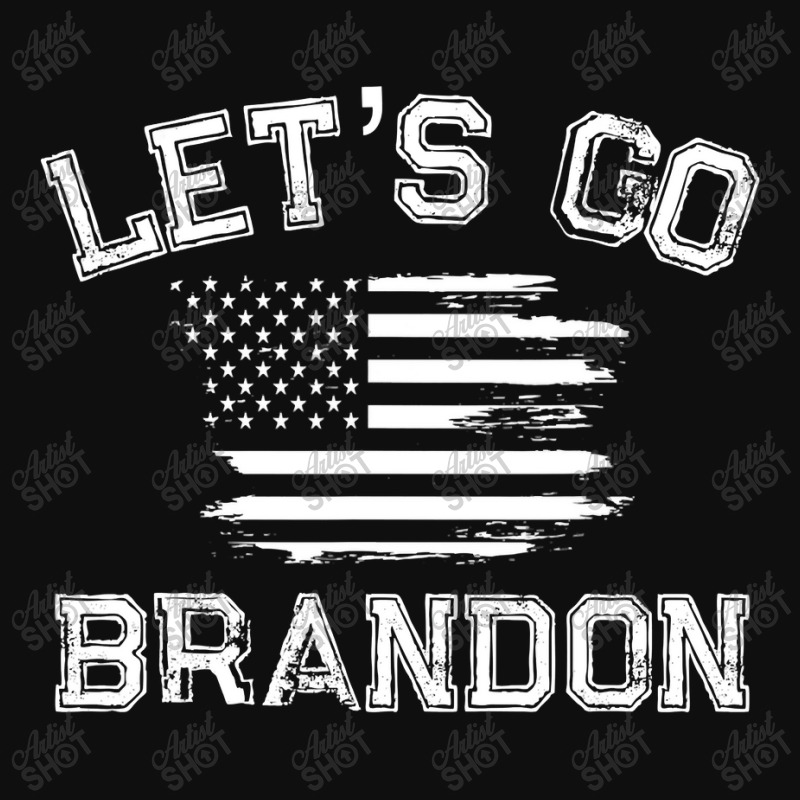 Let’s Go Brandon Conservative Us Flag Foam Snapback Hat | Artistshot