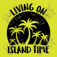 Living On Island Time Palm Trees And Sunset Black Foam Snapback Hat | Artistshot