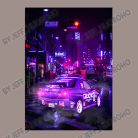 Tokyo Car Neon Synthwave 5 Panel Snapback Cap | Artistshot