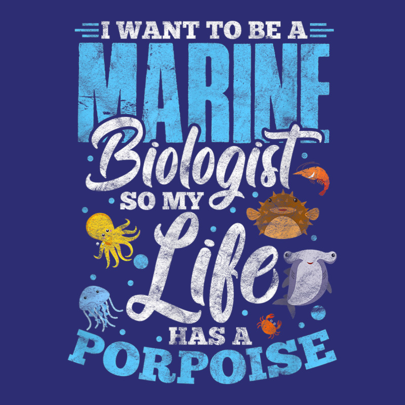 I Want To Be Marine Biologist So Life Has A Porpoise Grunge Snapback Trucker Cap | Artistshot