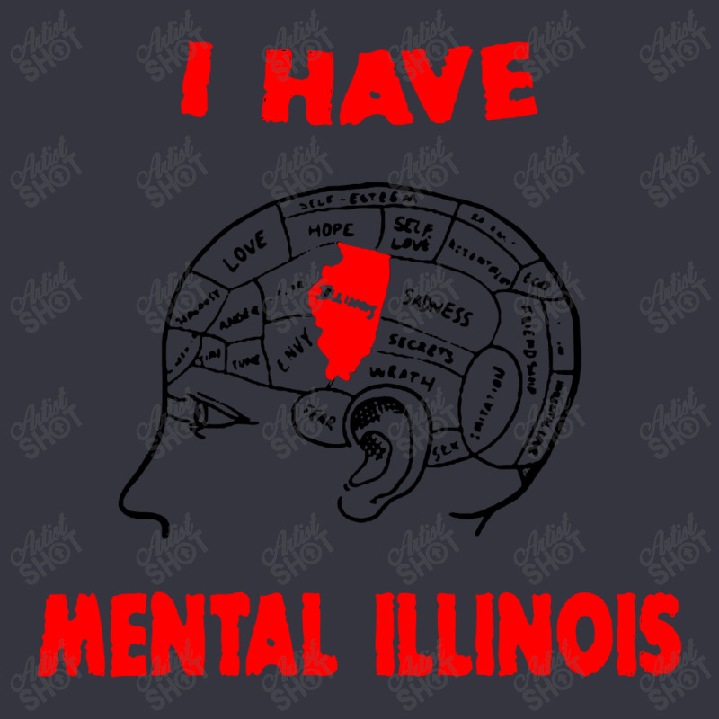 I Have Mental Illinois Snapback Trucker Cap | Artistshot