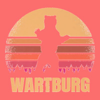 Wartburg Tennessee Vintage Bear Distressed Retro 80s Sunset Premium Snapback Trucker Cap | Artistshot