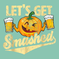 Lets Get Smashed Funny Pumpkin Beer Halloween Costumes Snapback Trucker Cap | Artistshot