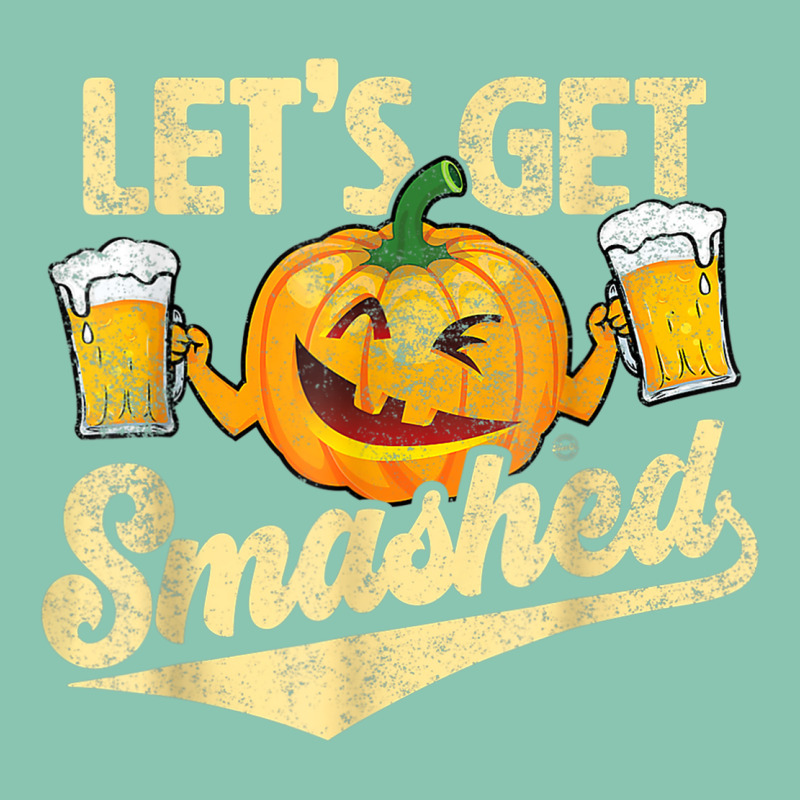 Lets Get Smashed Funny Pumpkin Beer Halloween Costumes Snapback Trucker Cap by Clinical | Artistshot