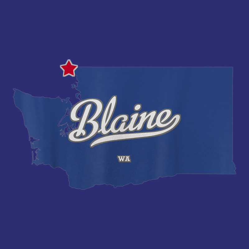 Blaine Washington Wa Map Snapback Trucker Cap | Artistshot