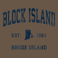 Block Island Rhode Island Ri Vintage Athletic Navy Sports De Snapback Trucker Cap | Artistshot