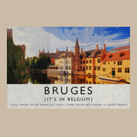 In Bruges Bruges (it?s In Belgium) Travel Poster-irwoq Foam Trucker Hat | Artistshot