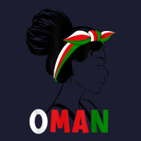 Messy Bun Oman Flag Omani For Girls Womens T Shirt Foam Trucker Hat | Artistshot