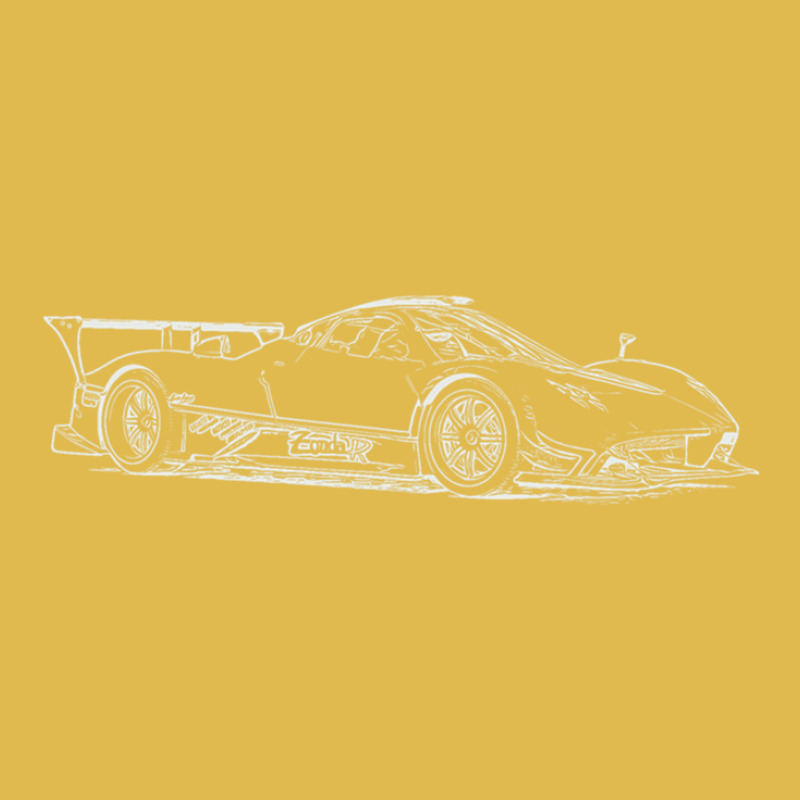 Pagani Zonda R Supercar Racing Wireframe White Dyed Cap by cm-arts | Artistshot