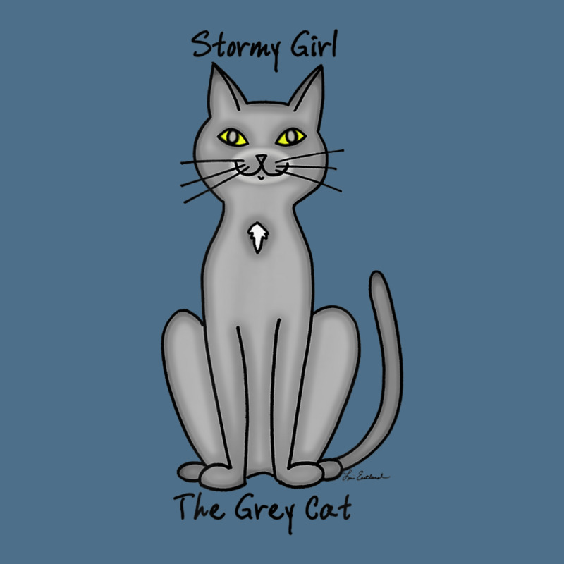 Stormy Girl The Grey Cat Dyed Cap by cm-arts | Artistshot