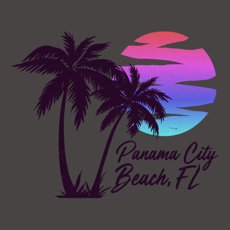 Panama City Beach Florida Vacation Trip Retro Vintage Sunset Sweatshir Dyed Cap by cm-arts | Artistshot