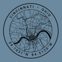 Cincinnati Map Urban Heavy T-shirt | Artistshot