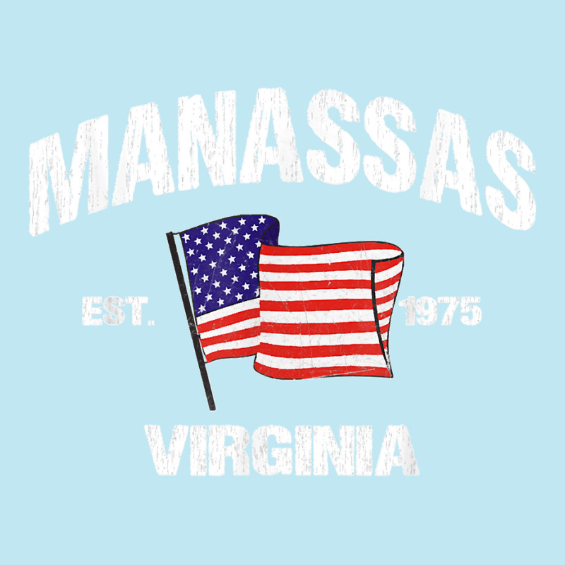 Manassas Virginia Va Usa Stars & Stripes Vintage Style Urban Heavy T-shirt by JilmarM.Perez | Artistshot