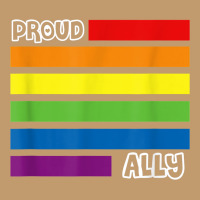 Proud Ally Pride Shirt Gay Lgbt Day Month Flag Rainbow Urban Heavy T-shirt | Artistshot