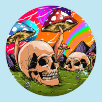 Psychedelic World Hippie Trippy Skull Mushroom Mycologist 42 Urban Heavy T-shirt | Artistshot