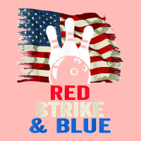 Patriotic Bowling 4th Of July Red Strike & Blue Usa Flag Urban Heavy T-shirt | Artistshot