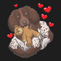 Soft Toy T  Shirt German Spaniel With Stuffed Animal And Hearts T  Shi Classic T-shirt | Artistshot