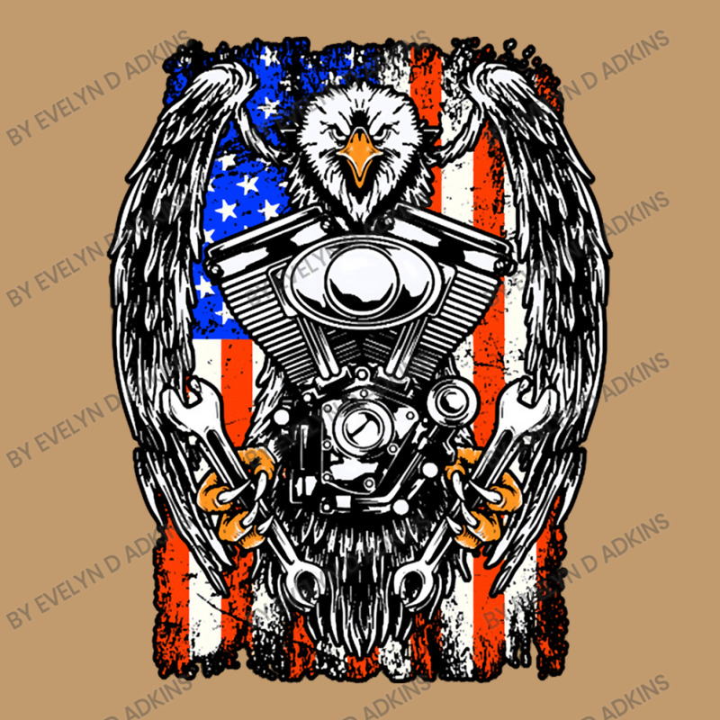 American Biker Urban Pullover Hoodie by Evelyn D Adkins | Artistshot