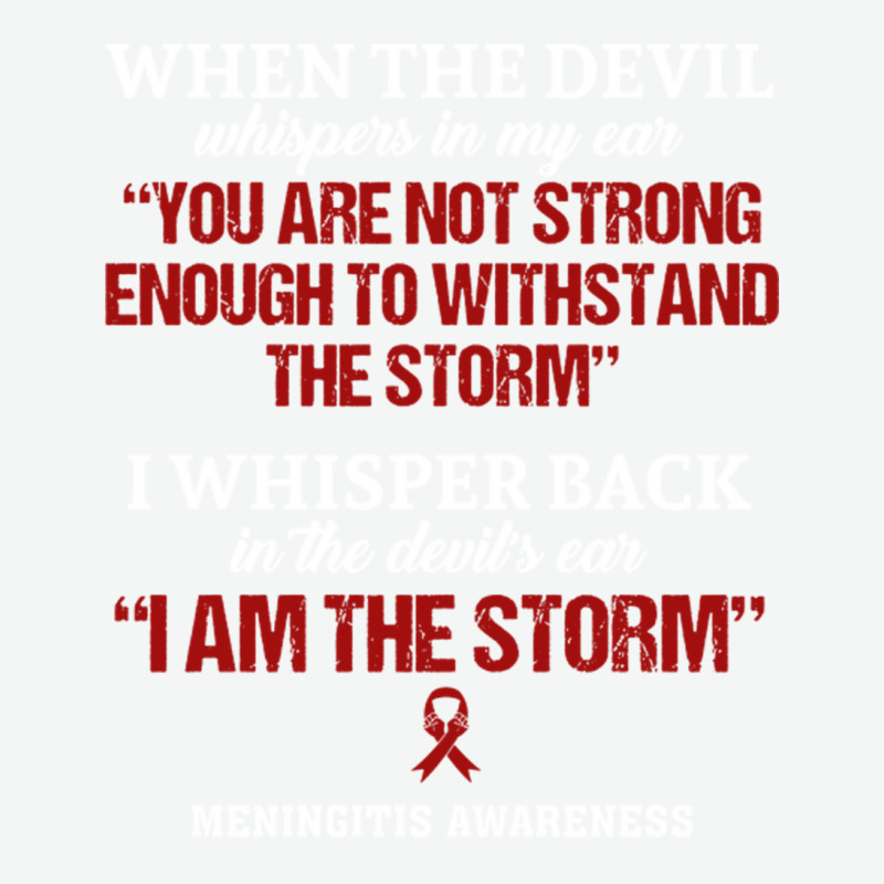 Meningitis Awareness I Am The Storm In This Family No One Fights Alone Urban Pullover Hoodie by LanaErica | Artistshot