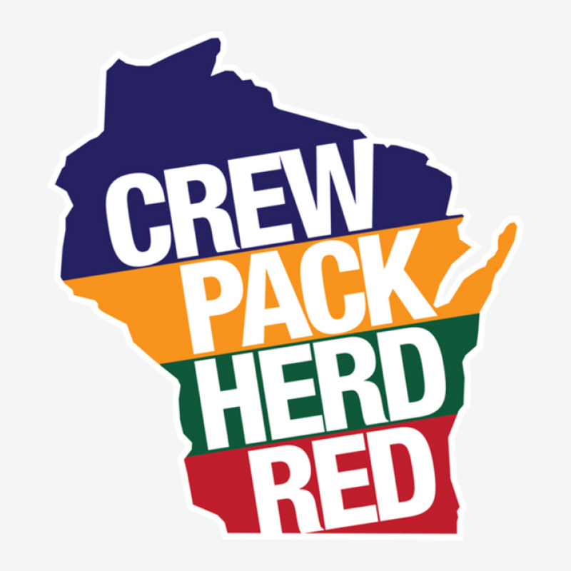 Crew Pack Herd Red Wisconsin Urban Pullover Hoodie | Artistshot