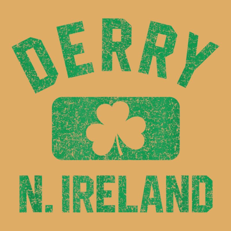 Derry N. Ireland Gym Style Distressed Green Print Urban Pullover Hoodie | Artistshot