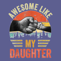 Awesome Like My Daughter Vintage Father's Day Leatherette Tumbler | Artistshot