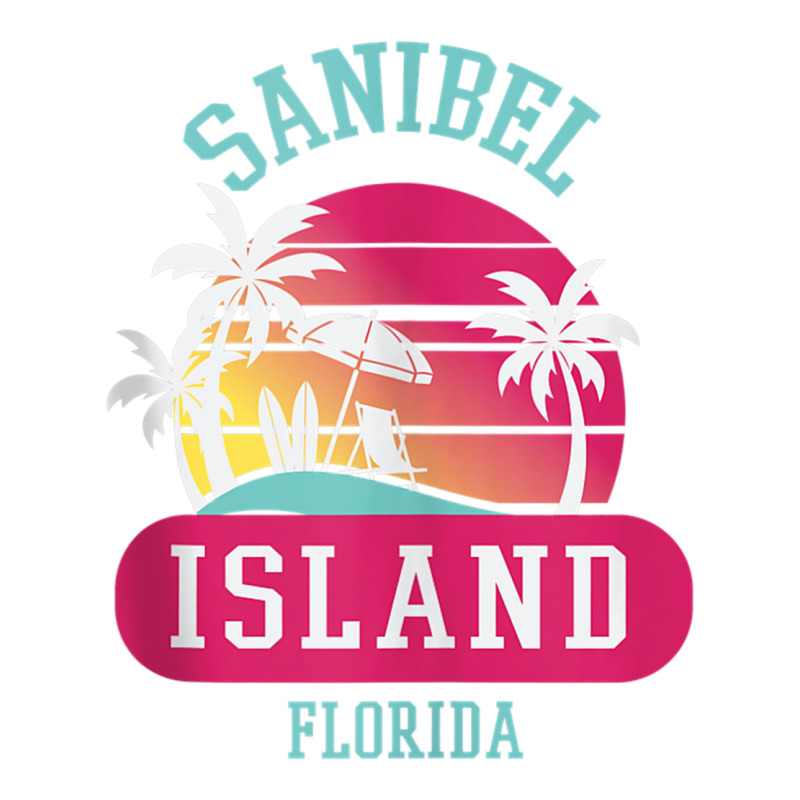 Retrol Cool Sanibel Island Florida Sunny Palm Tree Novelty Tank Top Bomber Jacket by cm-arts | Artistshot