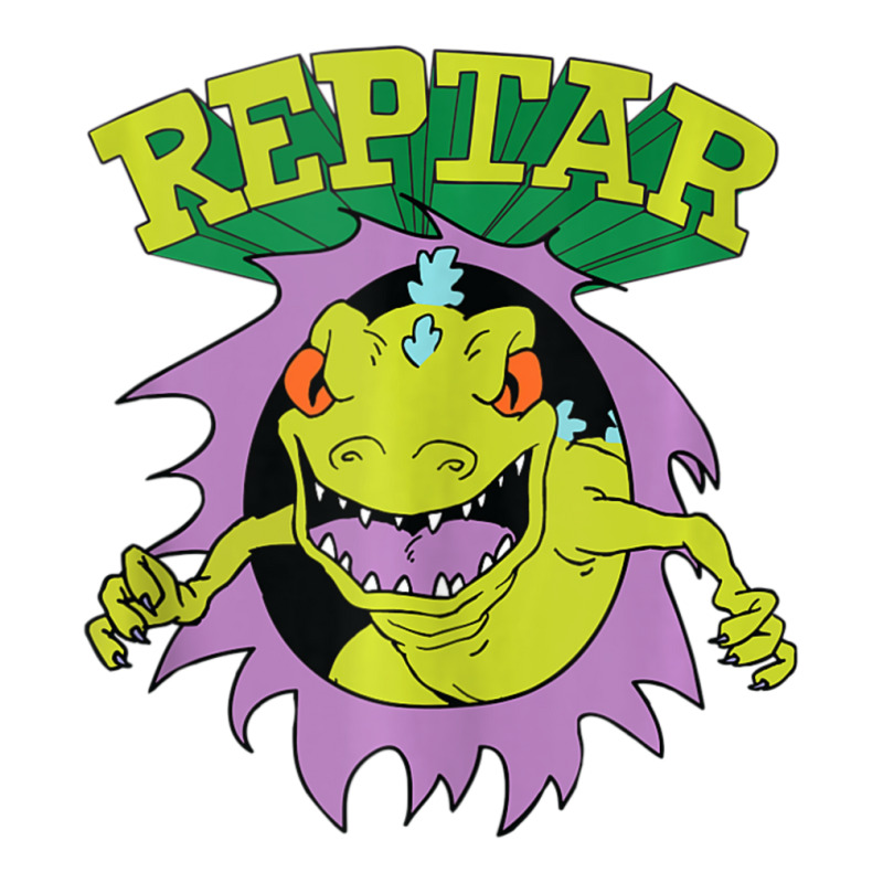 Reptar Attack Ripping Breaking Through Bomber Jacket by cm-arts | Artistshot