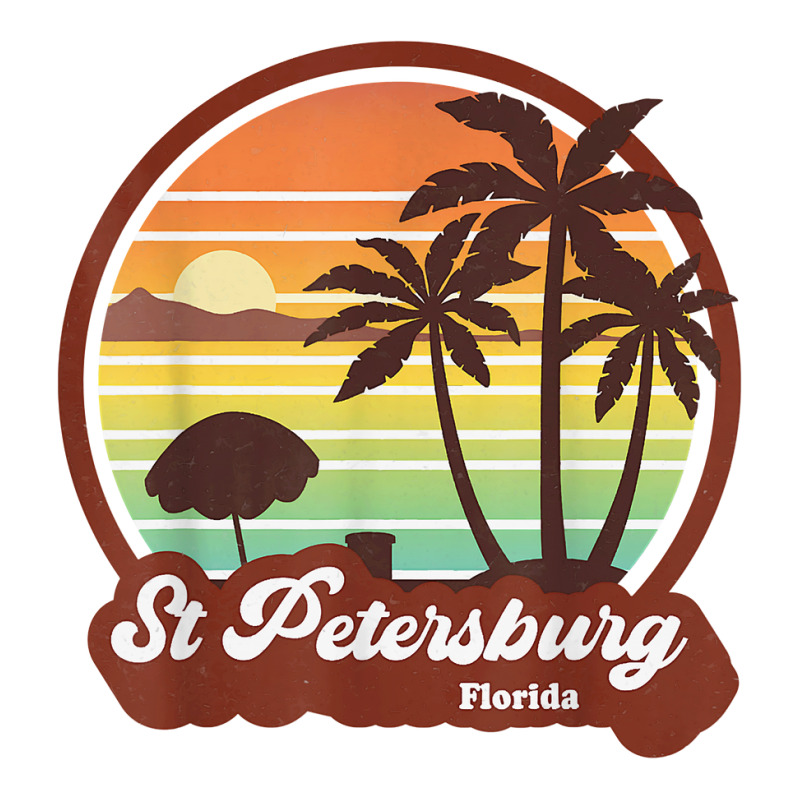 Saint Petersburg Florida Souvenirs Retro 80s St Petes Beach T Shirt Bomber Jacket by cm-arts | Artistshot