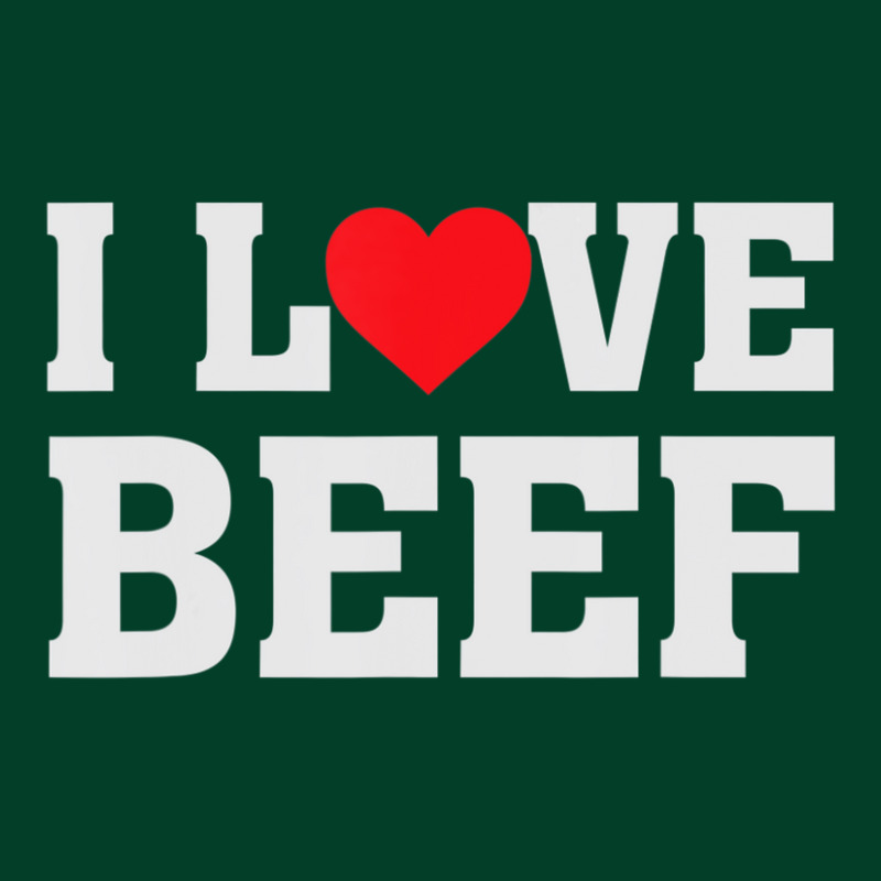 I Heart Love Beef Cow Meat Food Lover Beanie by cm-arts | Artistshot