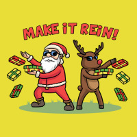 Make It Rein Funny Santa Reindeer Presents Pajama Gift Kids Sweatshirt Beanie | Artistshot