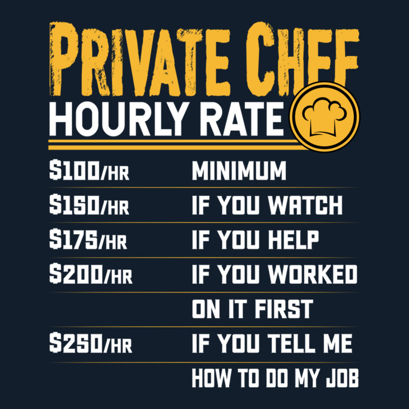 Private Chef Hourly Rate Funny Private Cook Culinary Cooking Long Slee Beanie by cm-arts | Artistshot