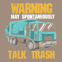 Recycling Worker T  Shirt Warning May Spontaneously Talk Trash T  Shir Visor Hat | Artistshot