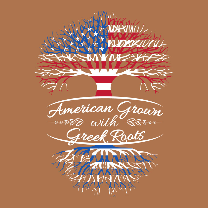 American Grown With Greek Roots Vintage T-shirt | Artistshot