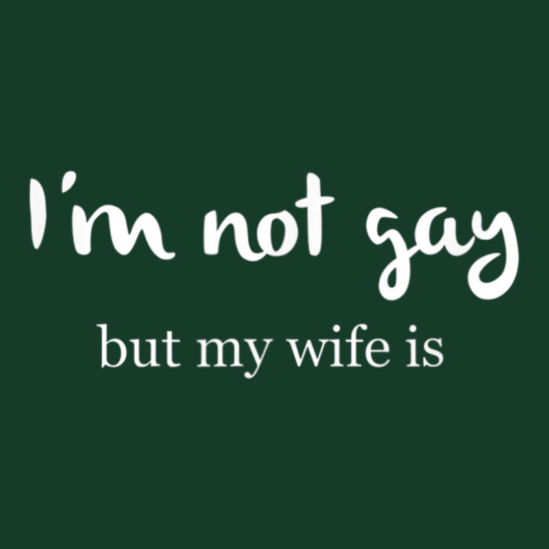 I'm Not Gay But My Wife Is Visor Hat | Artistshot